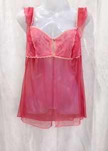 3258. Sheer Pink Babydoll
