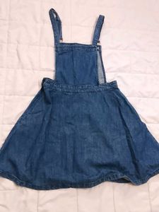 Denim Pinafore Dress