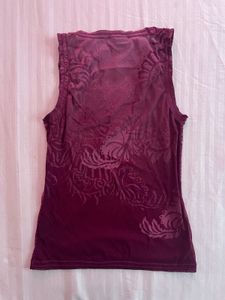 Y2K sleeveless top