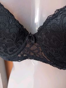 Black Lace Bra