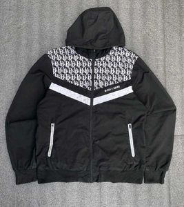 Black Graphic Print Jacket