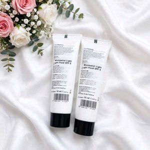 Pack of 3 Minimalist Skin Science Light Fluid SPF