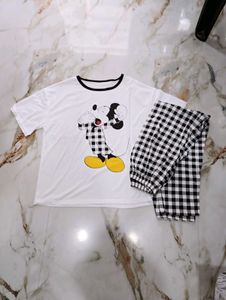 Cute  Print Pajama Set