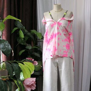 Tie-Dye Button-Down Shirt