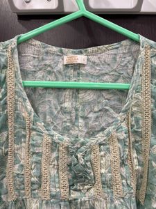 Bohemian Print Kurta Top