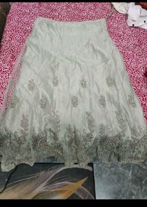 Exquisite Sage Green Embellished Lehenga Choli