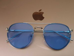 Stylish Blue Aviator Sunglasses