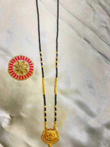 Elegant Gold Plated Mangalsutra with Pendant