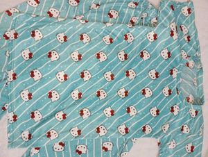 Cute Hello Kitty Pajama Set