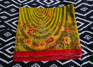 💚❤️ Green-RedSaree ❤️💚