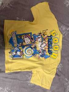 Yellow "Game On!" Graphic Tee