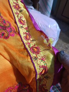 Embroidered Fabric Piece