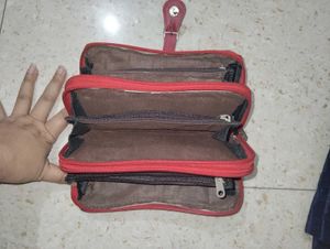 Red Leather Wallet