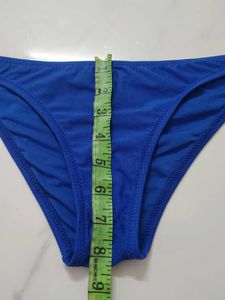 Vibrant Blue Tie-Side Bikini Bottoms