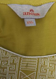 Anouk Printed Kurta with Trousers &amp; Dupatta