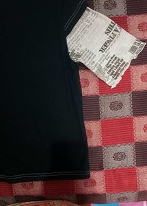 Vintage Y2K/Alt Newspaper Print Tee