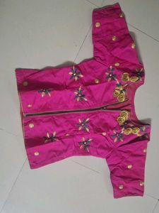 Pink Embroidered Blouse