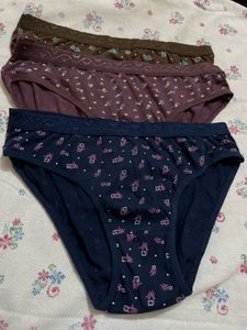 Summer Sale 🔥Pack(3) Unused Cotton  Briefs