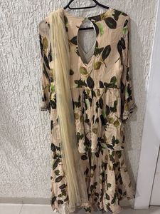 Kurta Set with Dupatta &amp; flared botto
