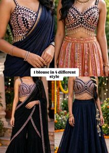 Designer Embellished Blouse Top