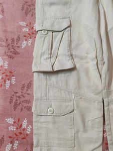 cargo white pant