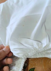 Chic White Puff Sleeve Top