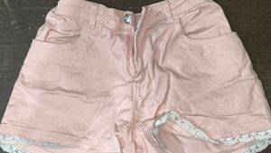 Blush Pink Aesthetic Lace Shorts 🩳🩷