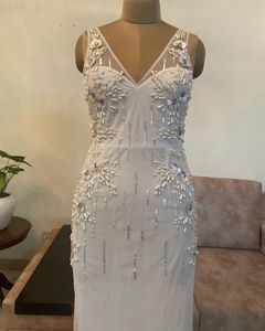 Elegant Beaded Evening Gown