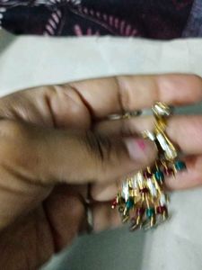 Gold Tone Pendant &amp; Earring Set