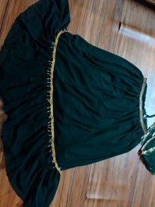 Embroidered Green Ethnic lehnga choli