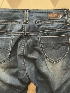 Dark Wash High-Waisted Jeans
