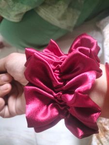 Satin Scrunchie Hair Tie