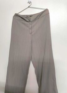 Classic beige Pinstripe Trousers