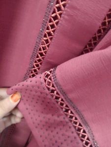✨Dubai Imported Mauve Open Abaya