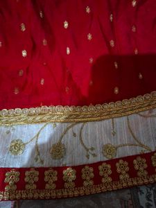 Red Kurta with Gold Print