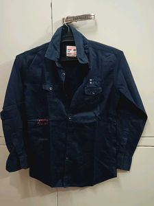 Navy Blue Casual Shirt