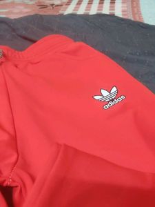 Red Adidas Track Pants