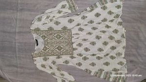 Embroidered White Top