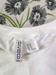 (RESERVED) H&amp;M Fitted T-shirts Pack Of 2 &amp; Palazzo