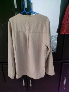 Elegant V-Neck Long Sleeve Top
