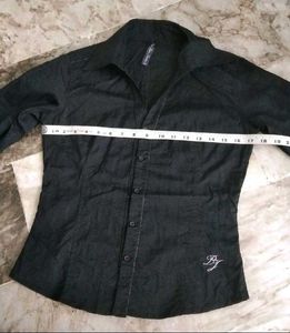 Brand New Pepe jeans black fancy shirt M size