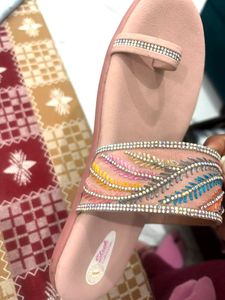 Embellished Toe Ring Sandals