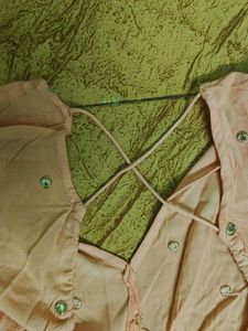Bohemian Ombre Mirror Work Kurti