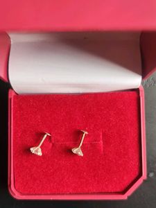 92.5 pure silver Sparkling Stud Earrings