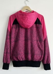Nike Pink Black Print Track Jacket