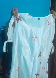 Charming Butterfly &amp; Floral Print Dress