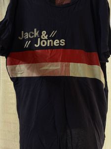 Jack & Jones Navy Blue T-Shirt
