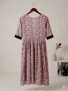 Multicoloured Floral Frock |