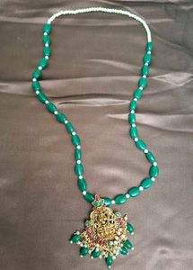 Handmade Deity Gemstone Bead Necklace