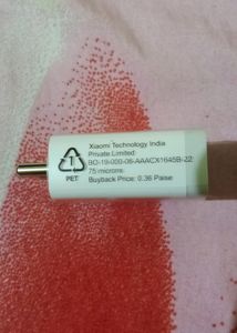 New Charger Cable Used